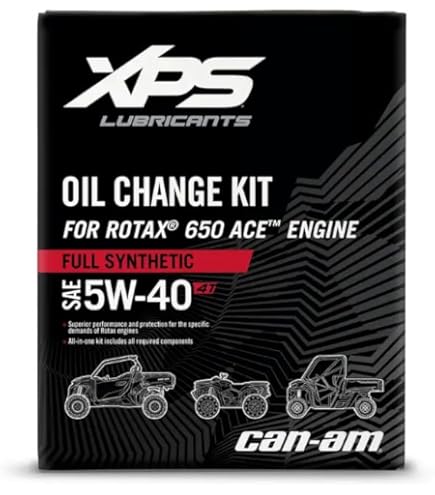 CAN-AM ATV/SXS 4T 0W-40 Synthetic Oil Change Kit for Rotax 500 cc